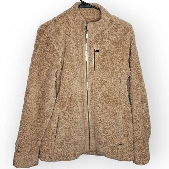 Calvin Klein Tops - Calvin Klein Women's Teddy Bear Full Zip Sherpa Jacket size Medium